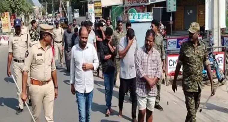 టీడీపీ కార్యకర్త హత్యకేసులో 12 మంది అరెస్టు