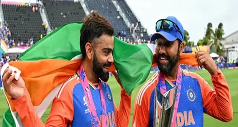 రిటైర్‌మెంట్ ప్రకటించినప్పటికీ ఐసీసీ టీ20 ర్యాంకింగ్స్‌లో కోహ్లీ, రోహిత్