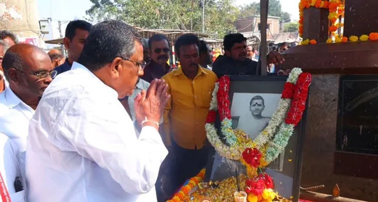 డోన్‌లో పొట్టి శ్రీరాములు 73వ వర్ధంతి