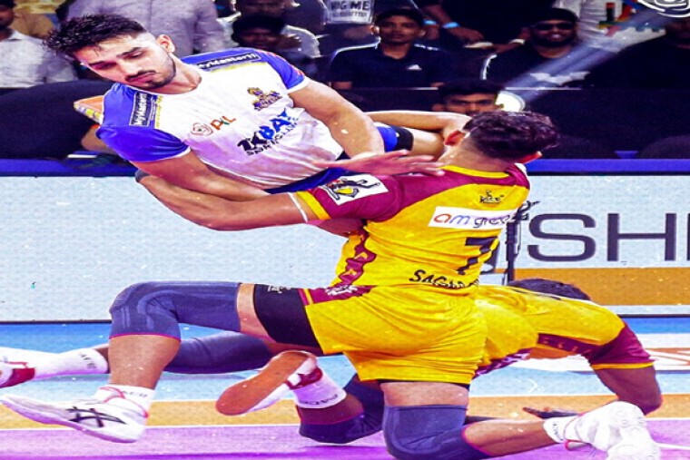 తెలుగు టైటాన్స్ పై మొదటి విజయాన్ని నమోదు చేసుకున్న తమిళ్ తలైవాస్... 