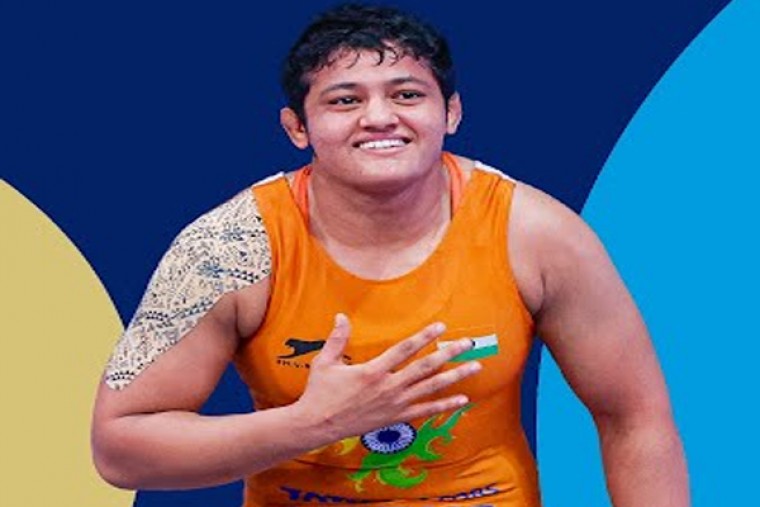 76 కిలోల రెజ్లింగ్ ప్రీక్వార్టర్ ఫైనల్లో రితికా హుడా విజయం..... 
