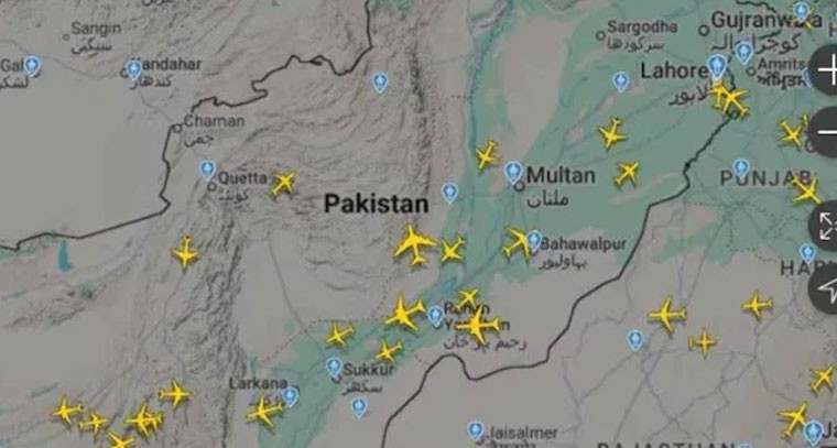 భారత విమానాలకు పాక్ గగనతలం మూసివేత జనవరి 24 వరకు పొడిగింపు