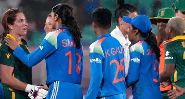 దక్షిణాఫ్రికా గెలిచిన భారత్ కంటే వెనుకే