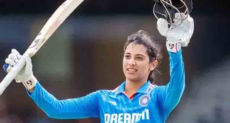 వన్డే ర్యాంకింగ్స్‌లో అగ్రస్థానంలో కొనసాగుతున్న స్మృతి మంధన 
