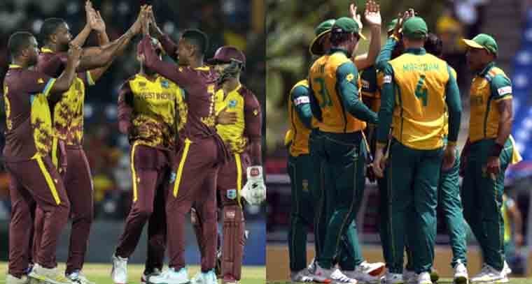 నేడు మధ్యాహ్నం ప్రారంభం కానున్న దక్షిణాఫ్రికా-వెస్టిండీస్ మ్యాచ్ 