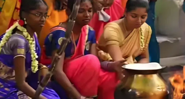 సంక్రాంతి పండుగ.. తమిళుల పొంగల్ సంబరాలు