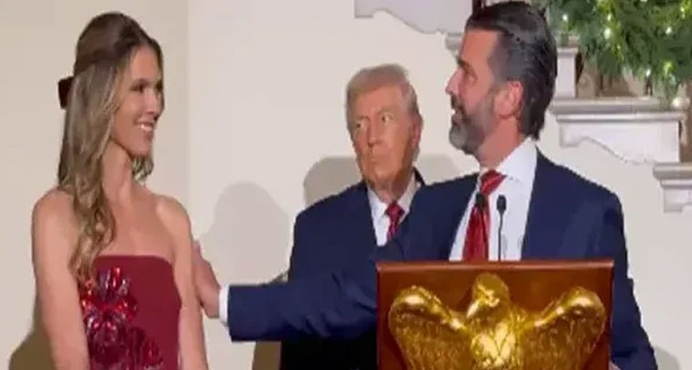 ట్రంప్ కుమారుడికి బెట్టినా ఆండర్సన్‌తో నిశ్చితార్థం