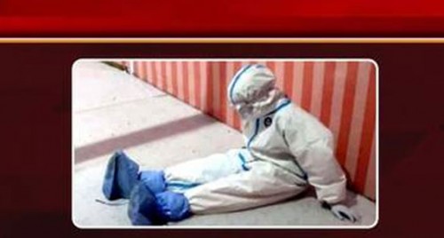 కరోనా బాధితురాలిని ఇంట్లోకి రానివ్వని వైనం
