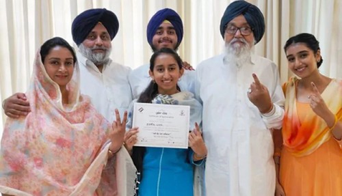 ఎస్‌ఎడి చీఫ్‌ కుమార్తెకు కోడ్‌ ఉల్లంఘించారని ఇ.సి. నోటీసు 