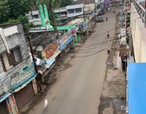 అమలాపురంలో కర్ఫ్యూ వాతావరణం