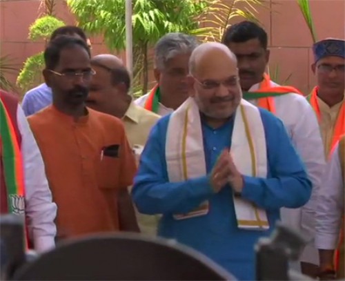 అమిత్‌షా అధ్యక్షతన నూతన అధ్యక్షుడి కోసం భేటీ