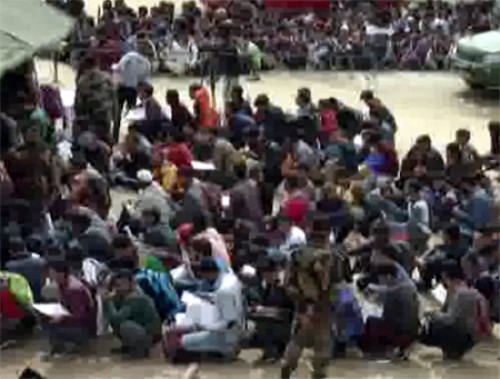 ఆర్మీలో చేరేందుకు కాశ్మీరీ యువత ఉత్సాహం