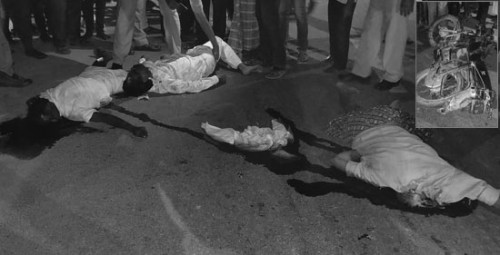 టెంపోను ఢీకొట్టిన బైక్‌