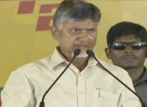 సత్యవేడు ఎన్నికల ప్రచార ర్యాలీలో పాల్గొన్న సీఎం చంద్రబాబు