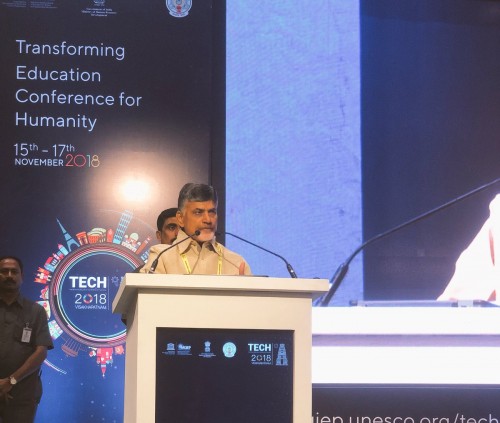 ఎడ్ టెక్ 2018 ను ప్రారంభించిన చంద్రబాబు నాయుడు
