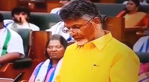 శాసనసభ్యుడిగా చంద్రబాబునాయుడు ప్రమాణస్వీకారం