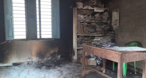 వ్యవసాయశాఖ కార్యాలయంలో విద్యుత్‌ షార్ట్‌ సర్క్యూట్‌