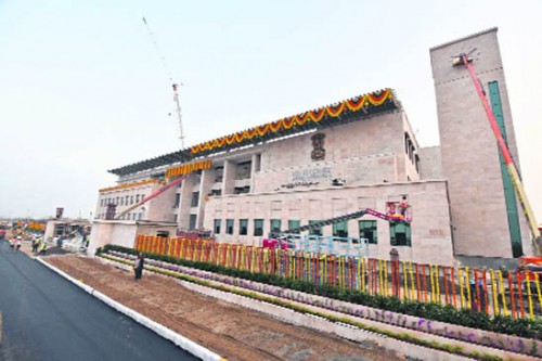 నేడు ఏపీ హైకోర్టు తాత్కాలిక భవనాన్ని ప్రారంభించనున్న సీజేఐ