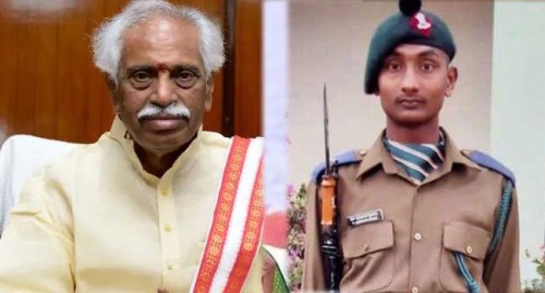 జవాన్ జస్వంత్‌రెడ్డి మృతిపట్ల గవర్నర్ దత్తాత్రేయ సంతాపం