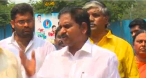 కృష్ణా జిల్లా కలెక్టర్ కు మంత్రి దేవినేని, టీడీపీ నేతల ఫిర్యాదు!