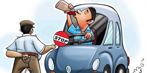 డ్రంక్ & డ్రైవ్ లో పట్టుబడ్డ ఇద్దరు ఇంజనీరింగ్ విద్యార్దులు