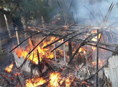 మాచవరంలో అగ్ని ప్రమాదం