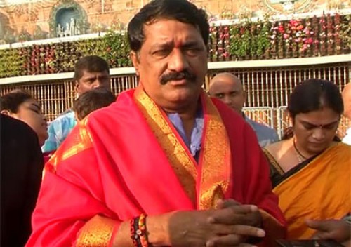 శ్రీవారిని దర్శించుకున్న మంత్రి గంటా