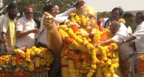 అంబేద్కర్‌ ఆశయ సాధనకు ప్రతి ఒక్కరూ పాటుపడాలి: మంత్రి గంటా