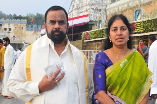 శ్రీవారిని దర్శించుకున్న రాష్ట్ర విప్‌ గొంగిడి సునీత