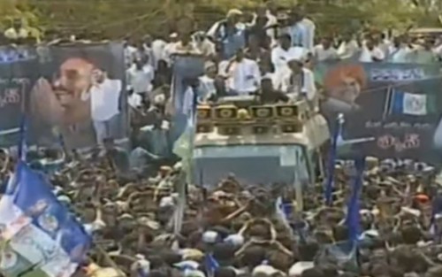 రేపల్లెలో జగన్‌ ఎన్నికల ప్రచారం