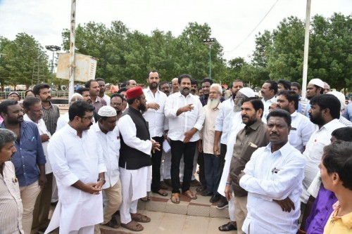 రొట్టెలపండుగ ఏర్పాట్లను పరిశీలించిన కోటంరెడ్డి శ్రీధర్ రెడ్డి