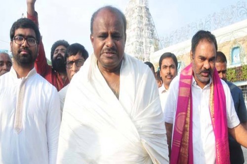 తిరుమ‌ల‌ను ద‌ర్శించిన క‌ర్ణాట‌క సీఎం