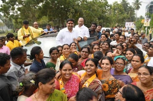 భీమవరం నియోజకవర్గంలో మంత్రి నారాలోకేష్ పర్యటన