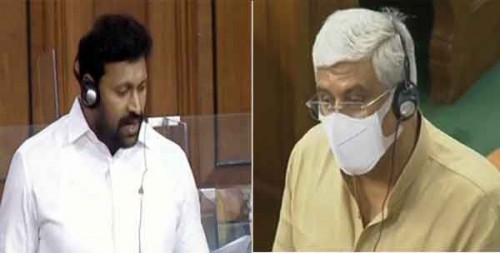 లోక్‌సభలో వైకాపా ఎంపీల ఆందోళన