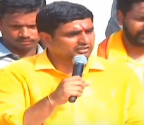 మంగళగిరిలో మంత్రి లోకేష్‌ ఎన్నికల ప్రచారం