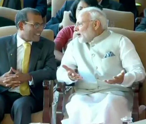 మోడీకి మాల్దీవుల మాజీ అధ్యక్షుడు అభినందనలు