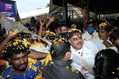 విశాఖలో శ్రీ నాదెండ్ల మనోహర్ గారికి ఘనస్వాగతం