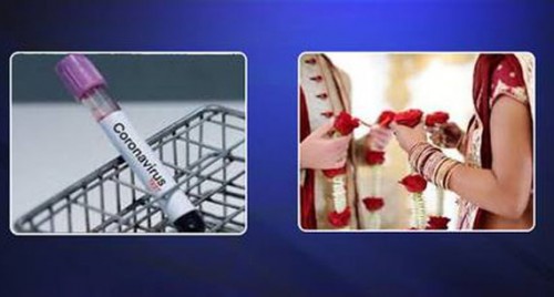 వధువు తండ్రి, చెల్లికి కరోనా: పెళ్లి వాయిదా

