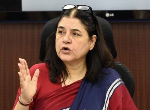 మేనకాగాంధీకి ఈసీ హెచ్చరిక