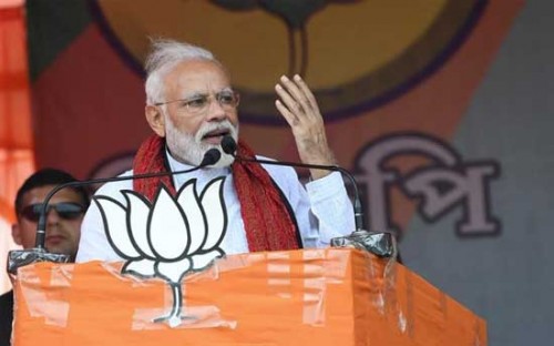 కేంద్రంలో బలమైన నాయకత్వం కావాలి: మోదీ