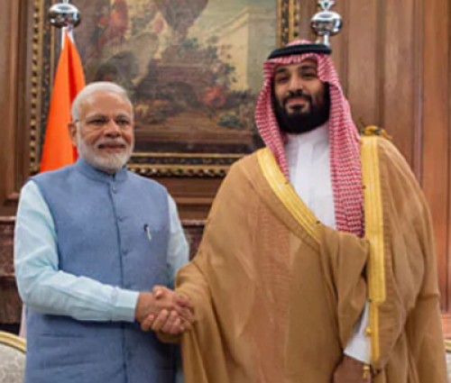 నేడు సౌదీ యువరాజు రాక 