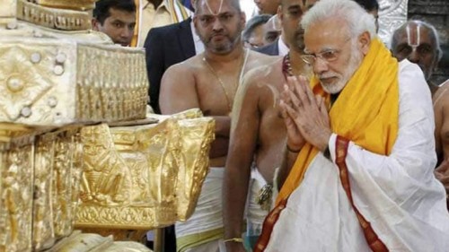 తిరుమల శ్రీవారిని దర్శించుకోనున్న మోదీ