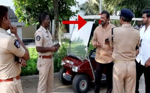 తిరుపతిలో మోహన్ బాబు అరెస్ట్ 