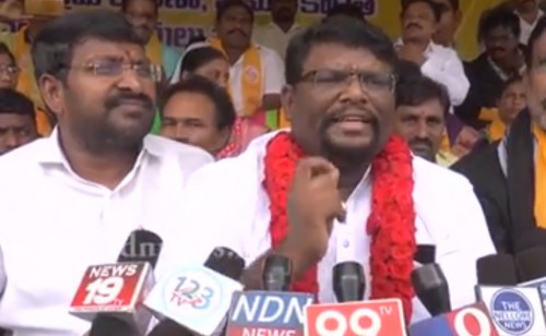 నెల్లూరులో టీడీపీ ఆందోళన