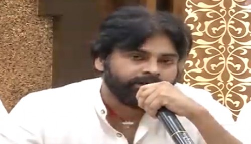 జనసేన నేతలతో పవన్ సమావేశం