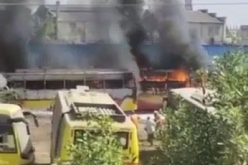 ప్రకాశం జిల్లా ఒంగోలులో అగ్నిప్రమాదం