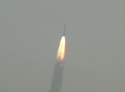 నింగిలోకి దూసుకెళ్లిన పీఎస్‌ఎల్‌వీ సీ45