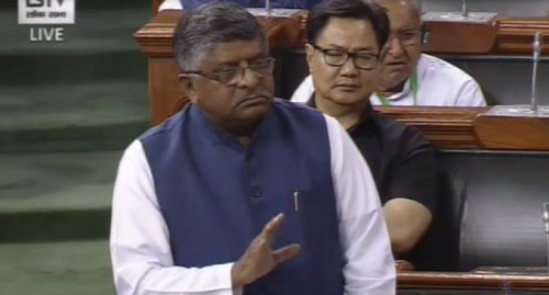 చట్టాలు చేయడానికే మమ్మల్ని ఎన్నుకున్నారు : రవిశంకర్‌ ప్రసాద్‌