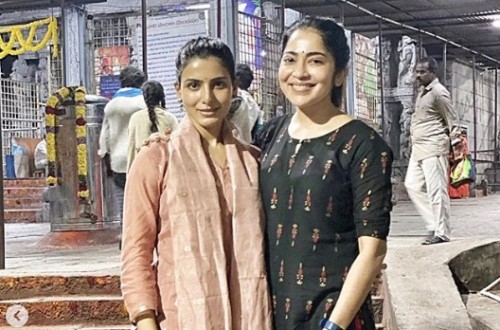 స్వామివారి సేవలో  సినీనటి సమంత