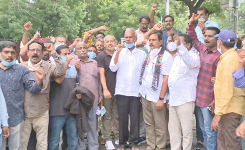 ఢిల్లీని తాకిన విశాఖ స్టీల్‌ప్లాంట్‌ కార్మికుల ఉద్యమం